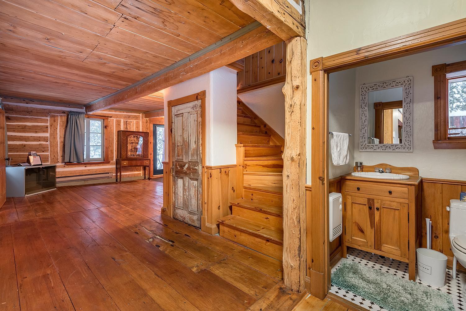 Ancestral Wooden Chalet - St-Gabriel De Brandon Mandeville Exteriör bild