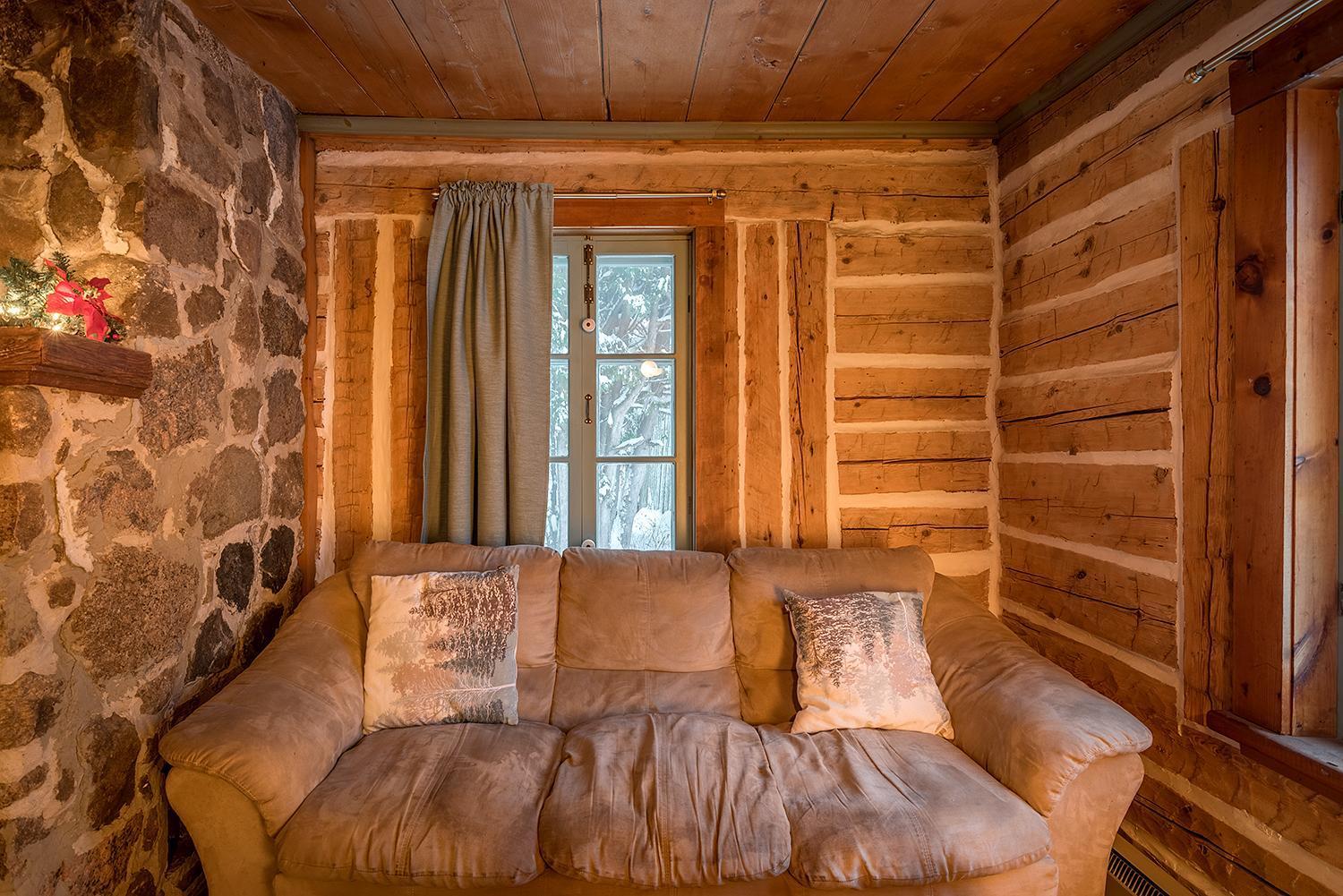 Ancestral Wooden Chalet - St-Gabriel De Brandon Mandeville Exteriör bild