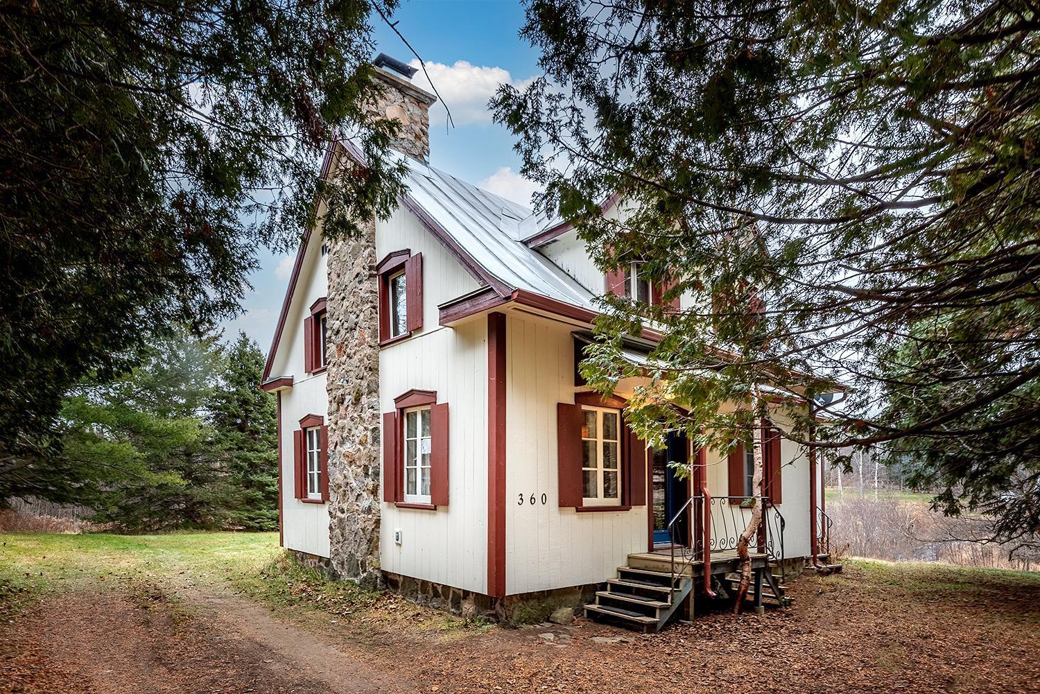 Ancestral Wooden Chalet - St-Gabriel De Brandon Mandeville Exteriör bild